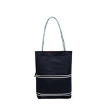 BAMEI Reversible Ramie Linen Tote Bag - Wine