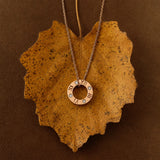 Bullion Gold Roman Numeral Necklace