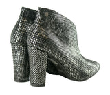 Bosccolo Womens Boots - Silver/Black Scales