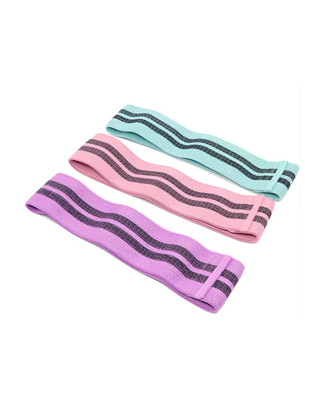 TODO 3 pcs Hip Loop Exercise Resistance Band Booty Legs Trainer 3 Resistance Levels