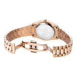 Christophe Duchamp Lugano - Silver Dial with Rose Gold Stainless Steel Strap