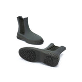 Knit Chelsea Ankle Boots - Charcoal