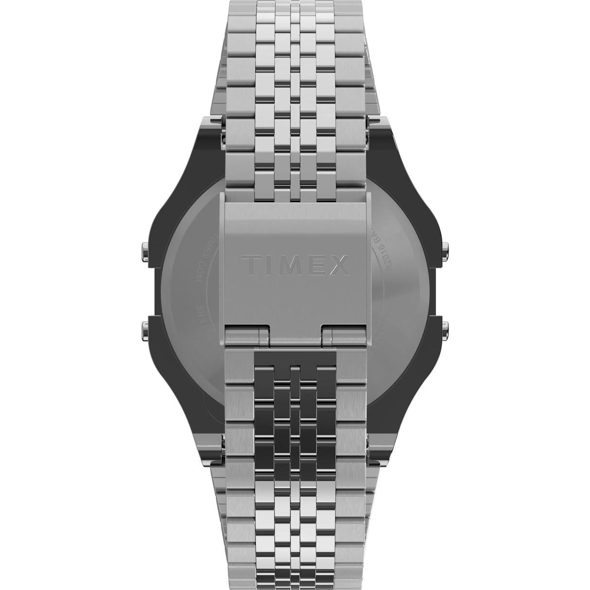 Timex Peanuts T80 Silver Black Leather