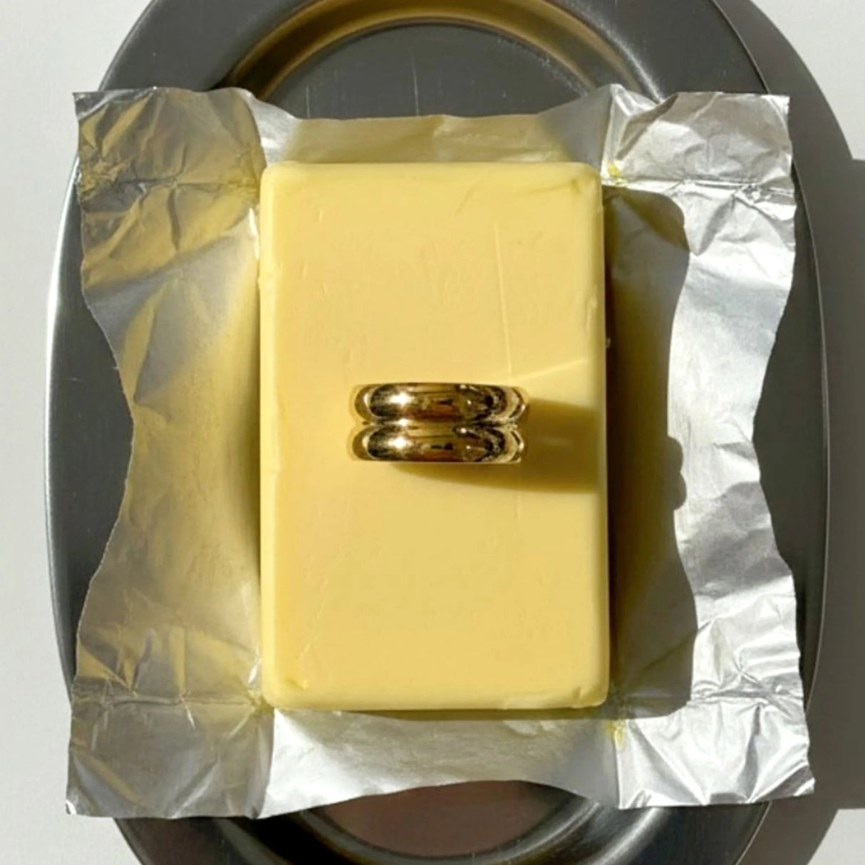 Bullion Gold Twin Gleam Radiant Fusion Gold Layered Ring