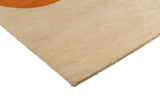 Orla Kiely Flower Placement Pumpkin - Ecru 158203 Rug