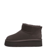 Australian Shepherd UGG Thick Bottom Ronnie - Chocolate