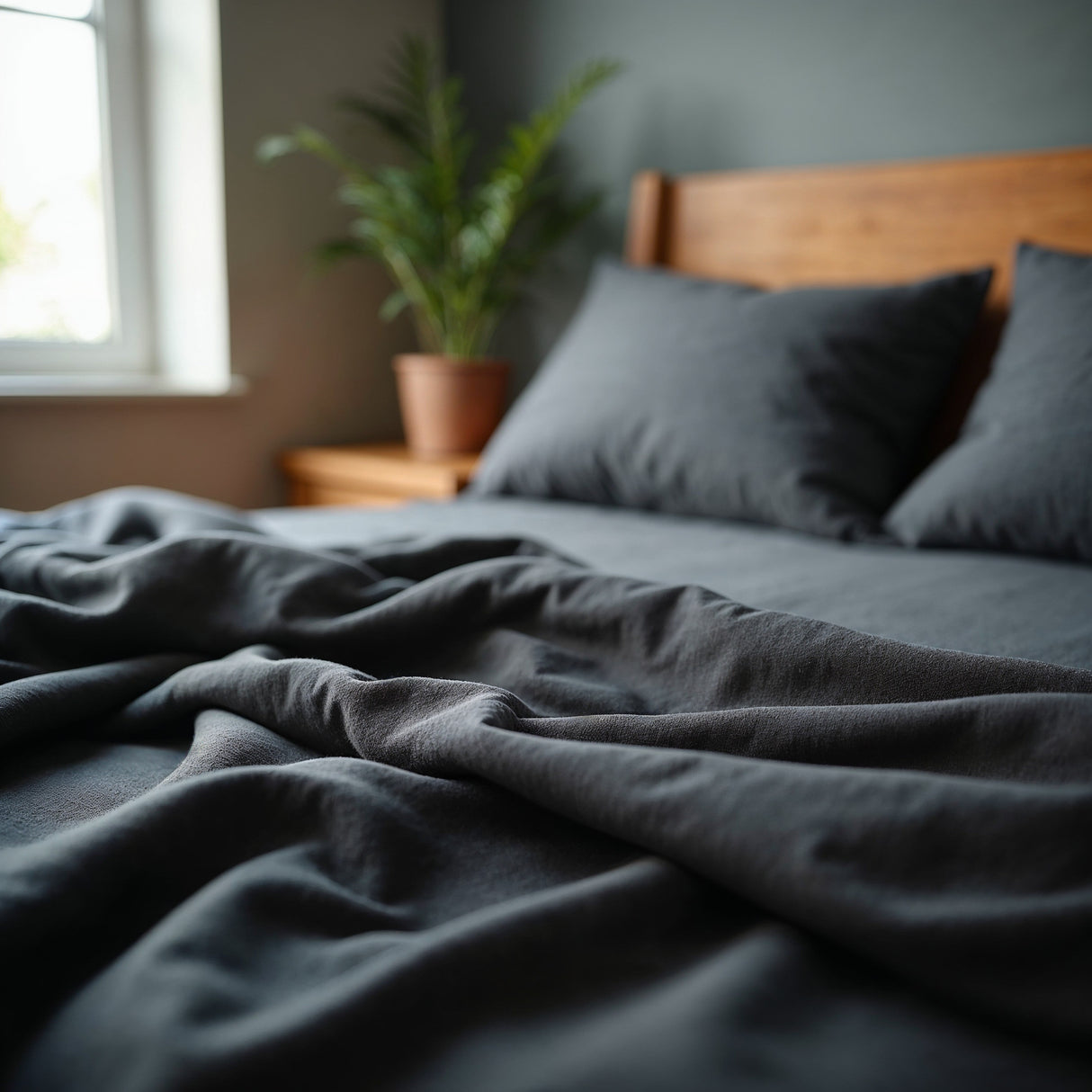 Royal Comfort Bamboo Cooling 2000TC Sheet Set- Charcoal