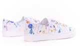 Bosccolo Womens Sneakers - White Flowers