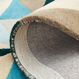 Matrix 901 Turquoise Runner Rug