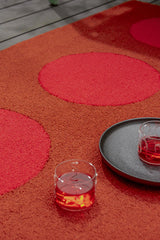 Brink & Campman Habitat Festival Dots Red 495800 Outdoor Rug
