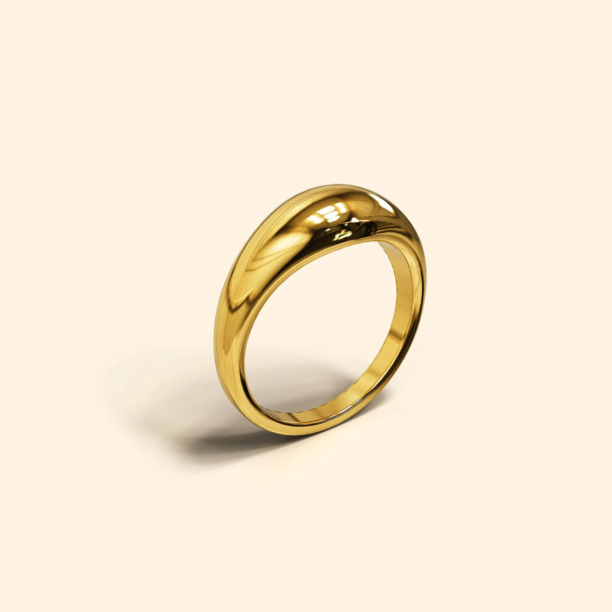 Bullion Gold Pinard Oval Ring in Gold