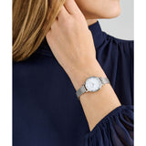 Ted Baker Womens Staciie 28mm Mother of Pearl Dial with Silver-Tone Mesh Strap