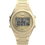 Timex Q Timex® Q80 Continental 39Mm Gold Stainless Steel Bracelet Watch