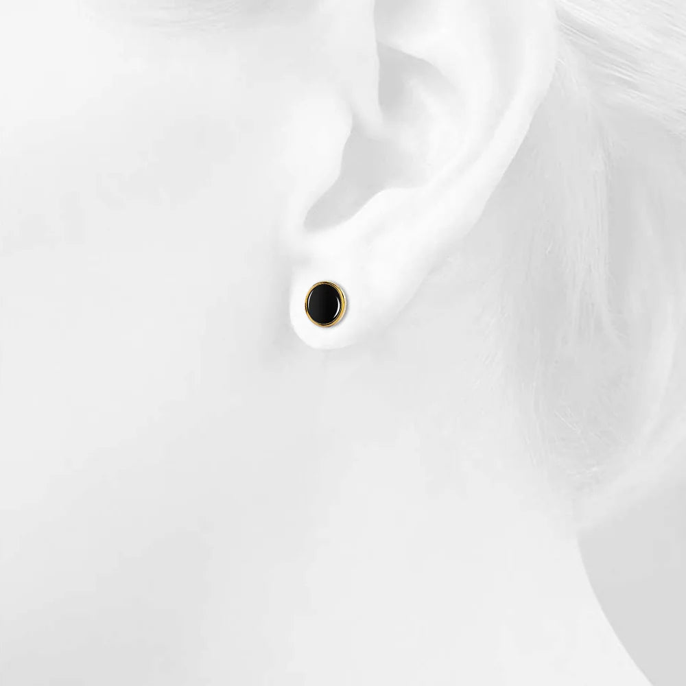 Bullion Gold Mitch Stud Earrings 10mm