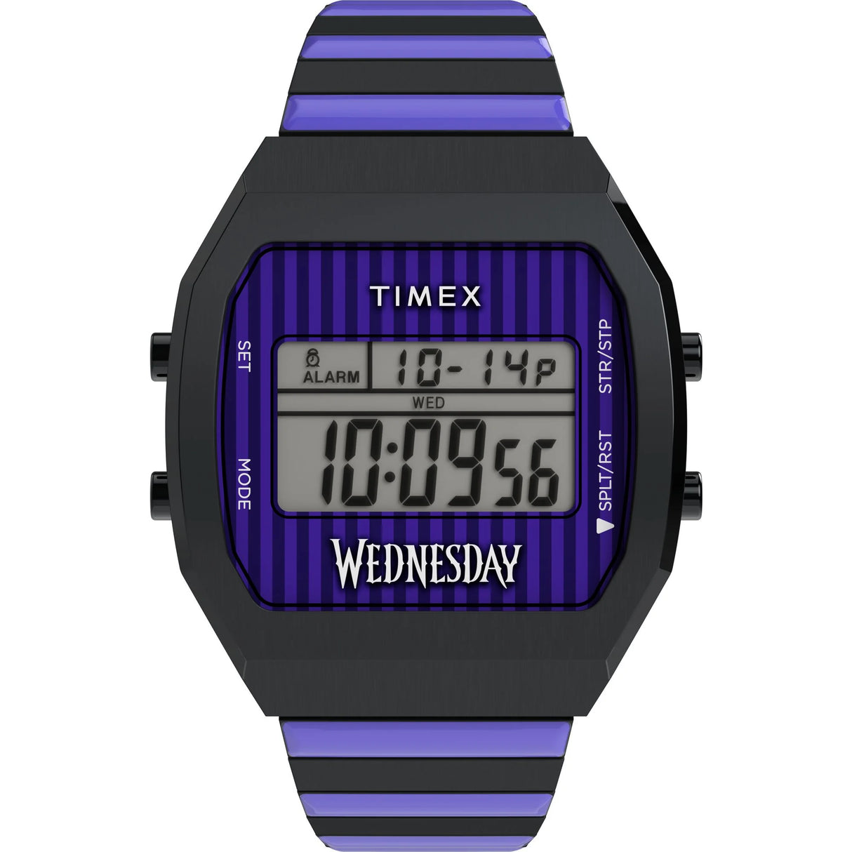 Timex Timex X Wednesday T80 36Mm Stainless Steel Expansion Band Watch