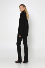 Madison The Label Reuben Knit Jumper - Black
