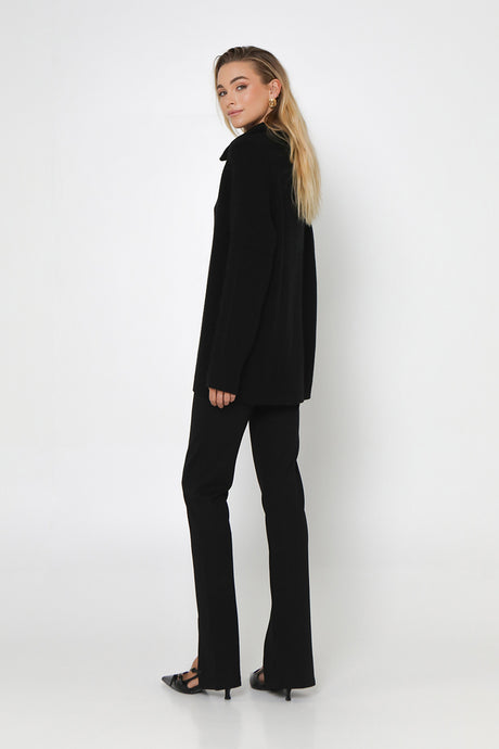 Madison The Label Reuben Knit Jumper - Black