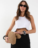Lost In Lunar Tamsyn Top - White