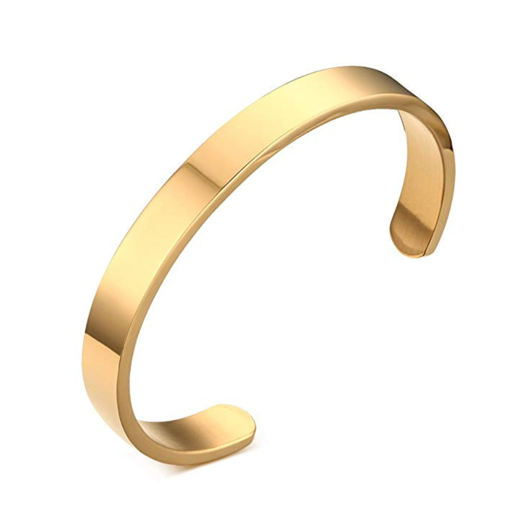 Stephen Oliver 18K Gold Plated Cuff Bangle