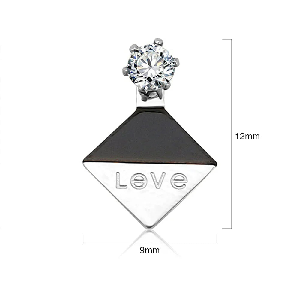 Bullion Gold Geo Love Earrings