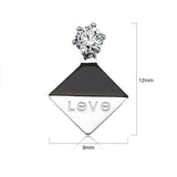 Bullion Gold Geo Love Earrings