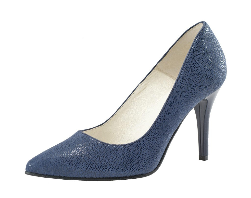 Bosccolo Womens Spike Heels Elite 2169 - Navy Blue