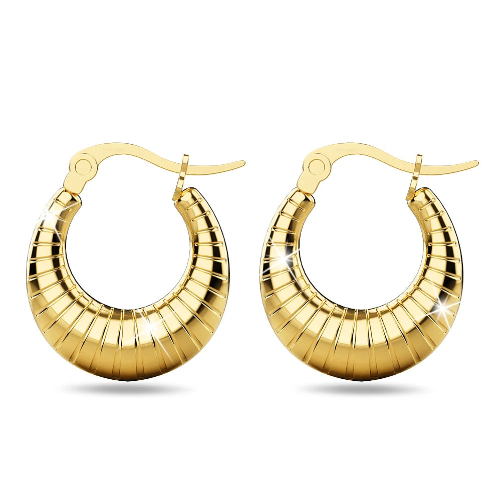 Bullion Gold Sierra Gold Hoop Earrings