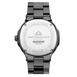 Christophe Duchamp L'envie Moonphase - Black Dial & 316L Stainless Steel Strap
