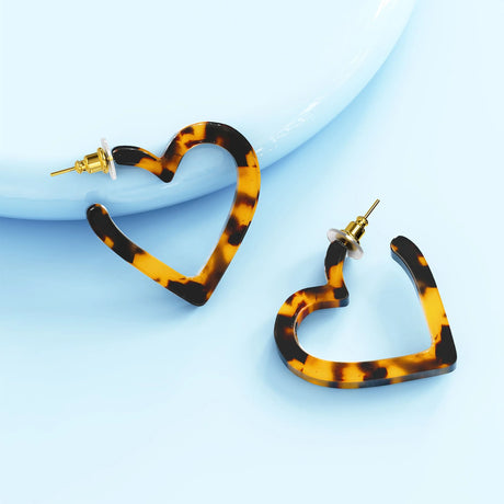 Obsession Classic Leopard Print Statement Earrings