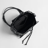 Crinkled Oil-Wax Leather Biker Backpack – Convertible Leather Bag