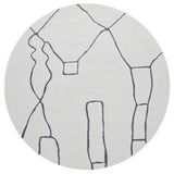 Paradise Amy Grey Round Rug