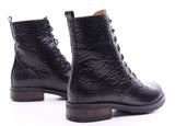 Bosccolo Womens Boots - Black Embossed