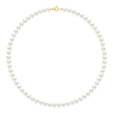 Necklace Gold - Natural White - Longueur 42 cm