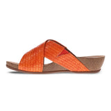 Scholl Jean Brick Wedge - Tangerine