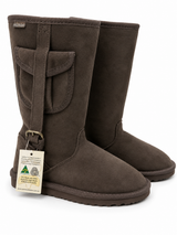Australian Leather Ugg Classic Tall Pocket - Chocolate - AU6