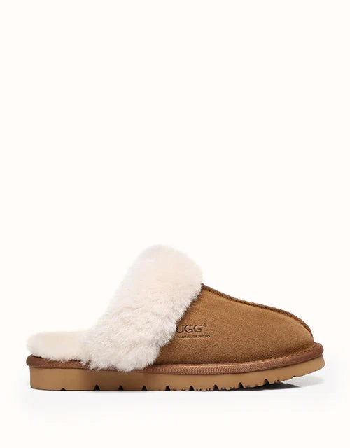 Muffin Slipper in Chestnut