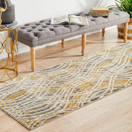 Dream Scape 852 Charcoal Runner Rug