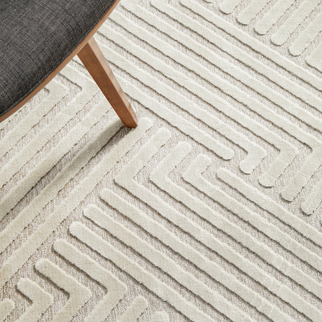 York Cindy Natural White Rug