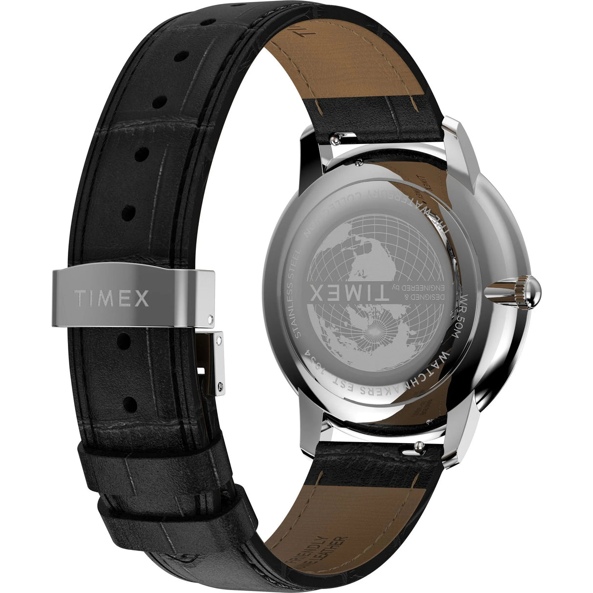 Timex Waterbury Metropolitan Sub-Second 39Mm Leather Strap Watch