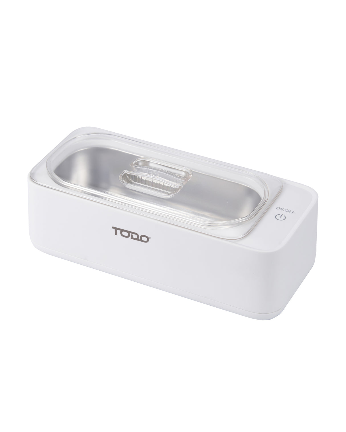 TODO Ultrasonic Cleaner Sonic Wave Jewellery Cleaner 300ml Stainless Steel Tank 3min Cycle