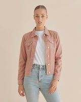 Amelius Alliance Drill Denim Jacket - Rosewood