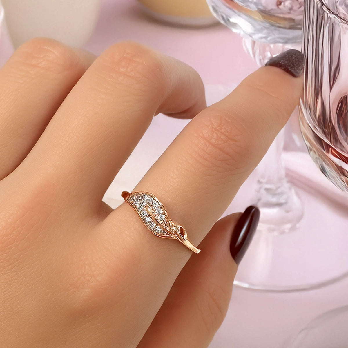 Bullion Gold The Leaf Ring