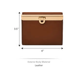 Fossil Penrose Brown Card Case