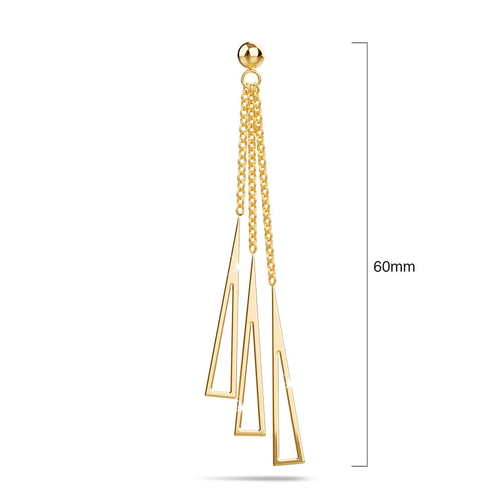 Boxed Royal Tassels & Gold Stainless Steel Bangle Set