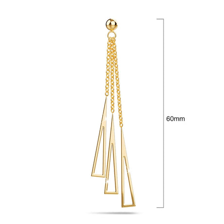Boxed Royal Tassels & Gold Stainless Steel Bangle Set