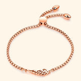 Bullion Gold Solo Wing Charm Bracelet