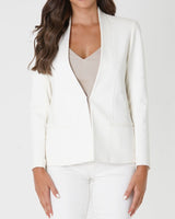 Amelius Nahla Panelled Blazer - White