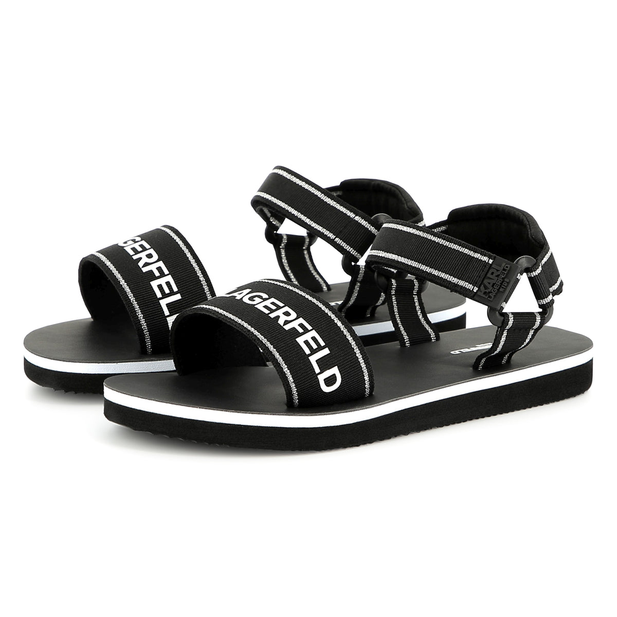 Karl Lagerfeld Girls Fete Musique D3 Sandals - Black