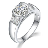 Bullion Gold Be My Lady White Gold Layered Ring