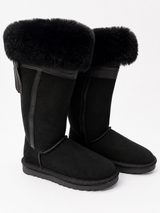 Australian Leather Ugg Classic Tall Tassel Detail - Black - AU5